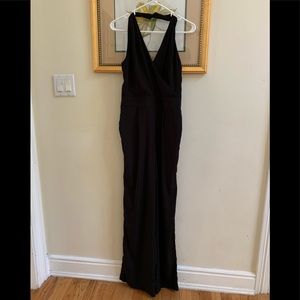 One piece jumpsuit black express size 2